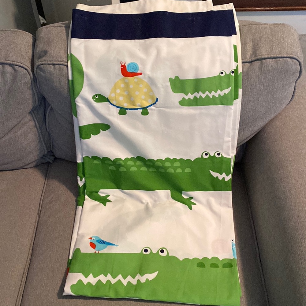 Pottery Barn kids shower curtain